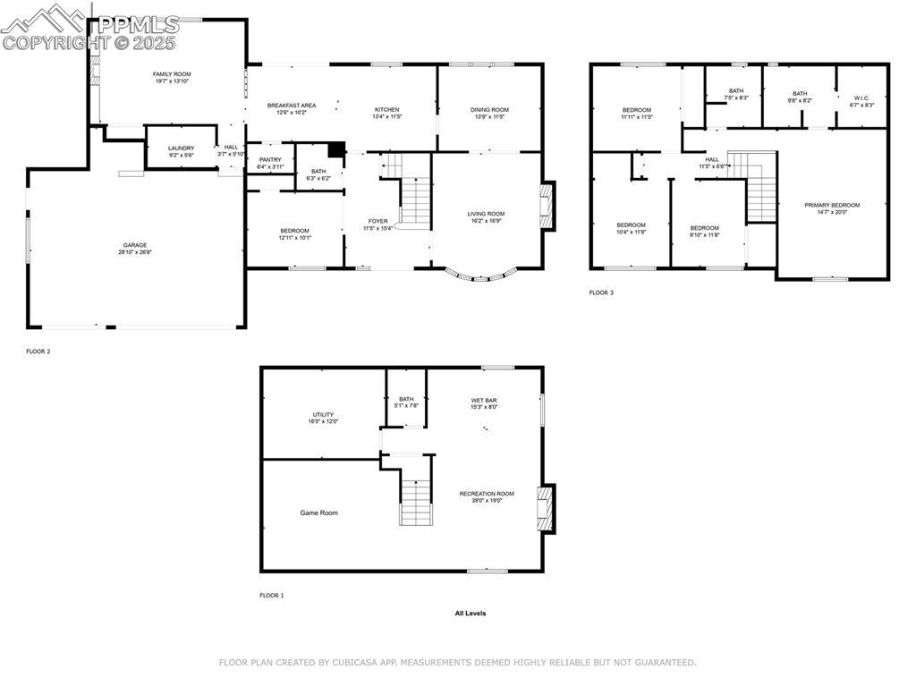 Image 44 of 44: All level floor plan