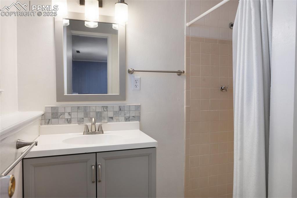 Image 42 of 47: 3/4 bath for 4th bedroom, walkout access to lower level