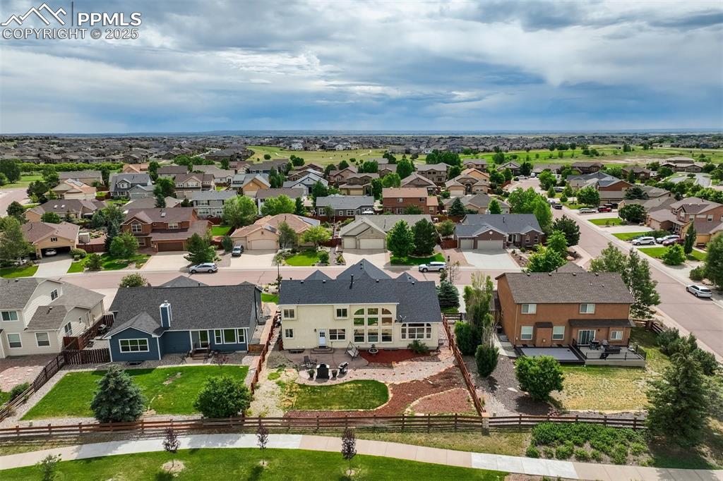 Image 49 of 50: Aerial view of residential area