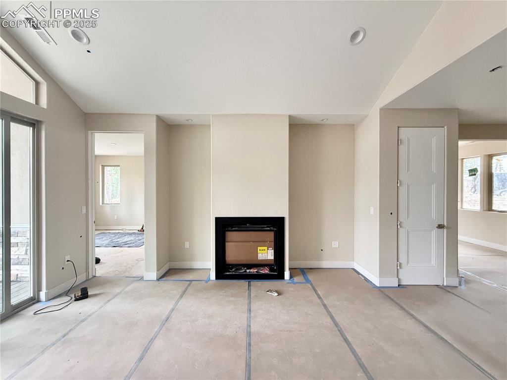 Image 9 of 18: Vaulted Ceilings, Wood Flooring, Gas Fireplace.