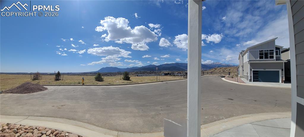 Image 3 of 39: Peak View-Modern Elevation-End Unit-2 Car Garage-VIEWS-3 Story-Desirable Ce